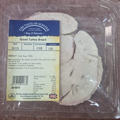 sliced turkey breast